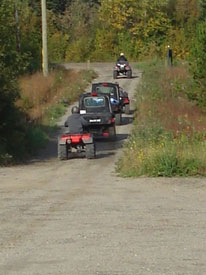 ATV activities at Canadian Country Cabins